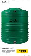 Jojo Tanks 2000Ltr Water Tank 1420mm x 1860mm