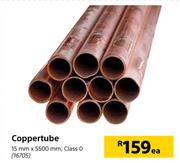 Coppertube 15mm x 5500mm Class 0-Each