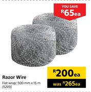 Razor Wire 500mm x 15m-Each