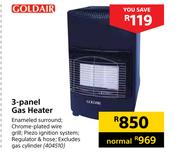 Goldair 3 Panel Gas Heater