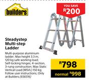 Builders Steady Step Multi Step Ladder