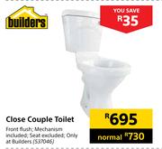 Builders Close Couple Toilet