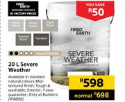 Fired Earth 20Ltr Severe Weather