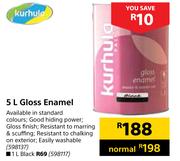 Kurhula 1Ltr Gloss Enamel Black