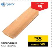 Gyproc Rhino Cornice-75mm x 3m