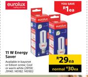 Eurolux 11W Energy Saver-Each