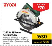 Ryobi 1250W 185mm Circular Saw