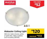 Eurolux Alabaster Ceiling Light