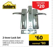 Builders 2 Lever Lock Set