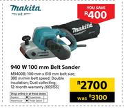 Makita 940W 100mm Belt Sander M9400B