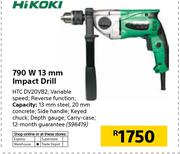 HiKoki 790W 13mm Impact Drill HTC DV20VB2