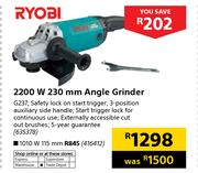 Ryobi 2200W 230mm Angle Grinder G237