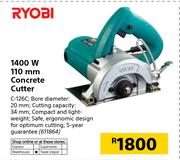 Ryobi 1400W 110mm Concrete Cutter C-126C