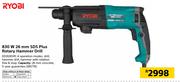Ryobi 830W 26mm SDS Plus Rotary Hammer Drill ED2630VR