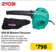 Ryobi 630W Blower/Vacuum BL3500