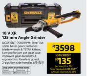 DeWalt 18V XR 125mm Angle Grinder DCG412NT