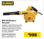 DeWalt 800W Blower/Vacuum DWB800