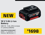 Bosch 18V 5Ah Li-Ion Battery 