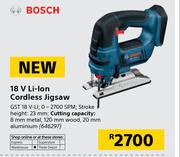 Bosch 18V Li-Ion Cordless Jigsaw GST18V-LI