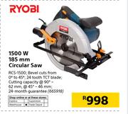 Ryobi 1500W 185mm Circular Saw RCS-1500