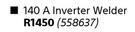 Disston 140A DC Inverter Welder