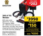 Disston 200A TIG Welder