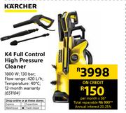Karcher K4 Full Control High Pressure Cleaner