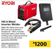 Ryobi 140A Metal Inverter Welder
