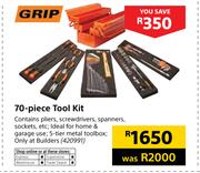 Grip 70 Piece Tool Kit