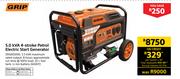 Grip 5.0 kVA 4 Stroke Petrol Electric Start Generator SRGE6500E