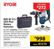Ryobi 800W 3.5J SDS Plus Rotary Hammer ED-850