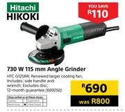 Hitachi Hikoki 730W 115mm Angle Grinder HTC G12SR4