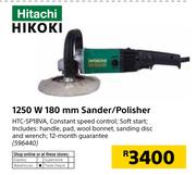 Hitachi Hikoki 1250W 180mm Sander/Polisher HTC-SP18VA