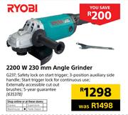 Ryobi 2200W 230mm Angle Grinder G237