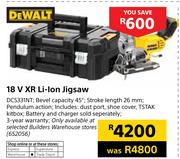 Dewalt 18V XR Li-Ion jigsaw DCS331NT