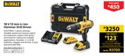 Dewalt 18V 13mm Li-Ion Hammer Drill Driver DCD776D2
