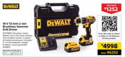 Dewalt 18V 13mm Li-Ion Brushless Hammer Drill Driver DCD796P2