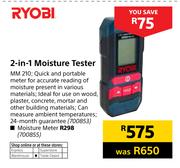 Ryobi 2 In 1 Moisture Tester MM 210