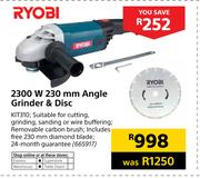 Ryobi 2300W 230mm Angle Grinder & Disc KIT310