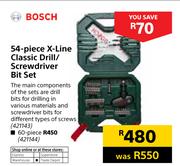 Bosch 60-Piece X-Line Classic Drill/Screwdriver Bit Set