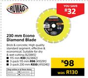 Ruwag 230mm Econo Diamond Blade