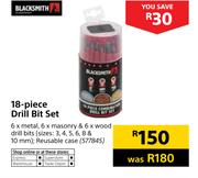 Blacksmith 18-Piece Drill Bit Set