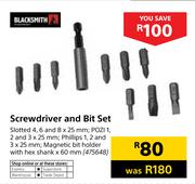Blacksmith Screwdriver And Bit Set