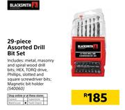 Blacksmith 29-Piece Assorted Drill Bit Set