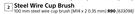 Ruwag Wire Brushes 100mm Steel Wire Cup Brush M14 x 2 0.35mm