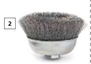 Ruwag Wire Brushes 150mm Steel Wire Cup Brush M14 x 2 0.35mm