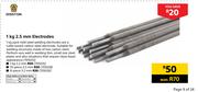 Disston 1kg 2.5mm Electrodes
