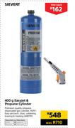 Sievert 400g Easyjet & Propane Cylinder