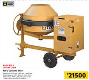 Turner Morris 400L Concrete Mixer 