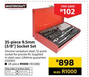 Mastercraft 24-Piece 9.5mm(3/8") Socket Set